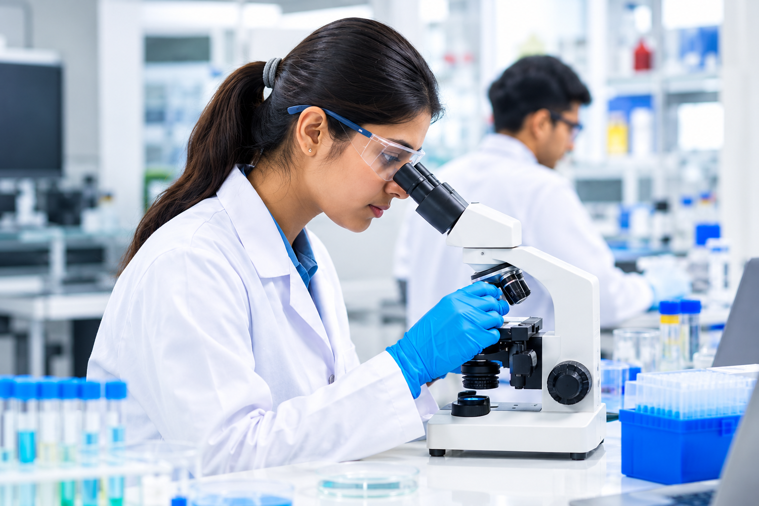 Real laboratory training